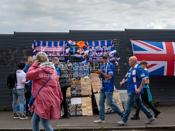 Celtic v Rangers fans Scottish Cup Final 25th May 2024 (54)